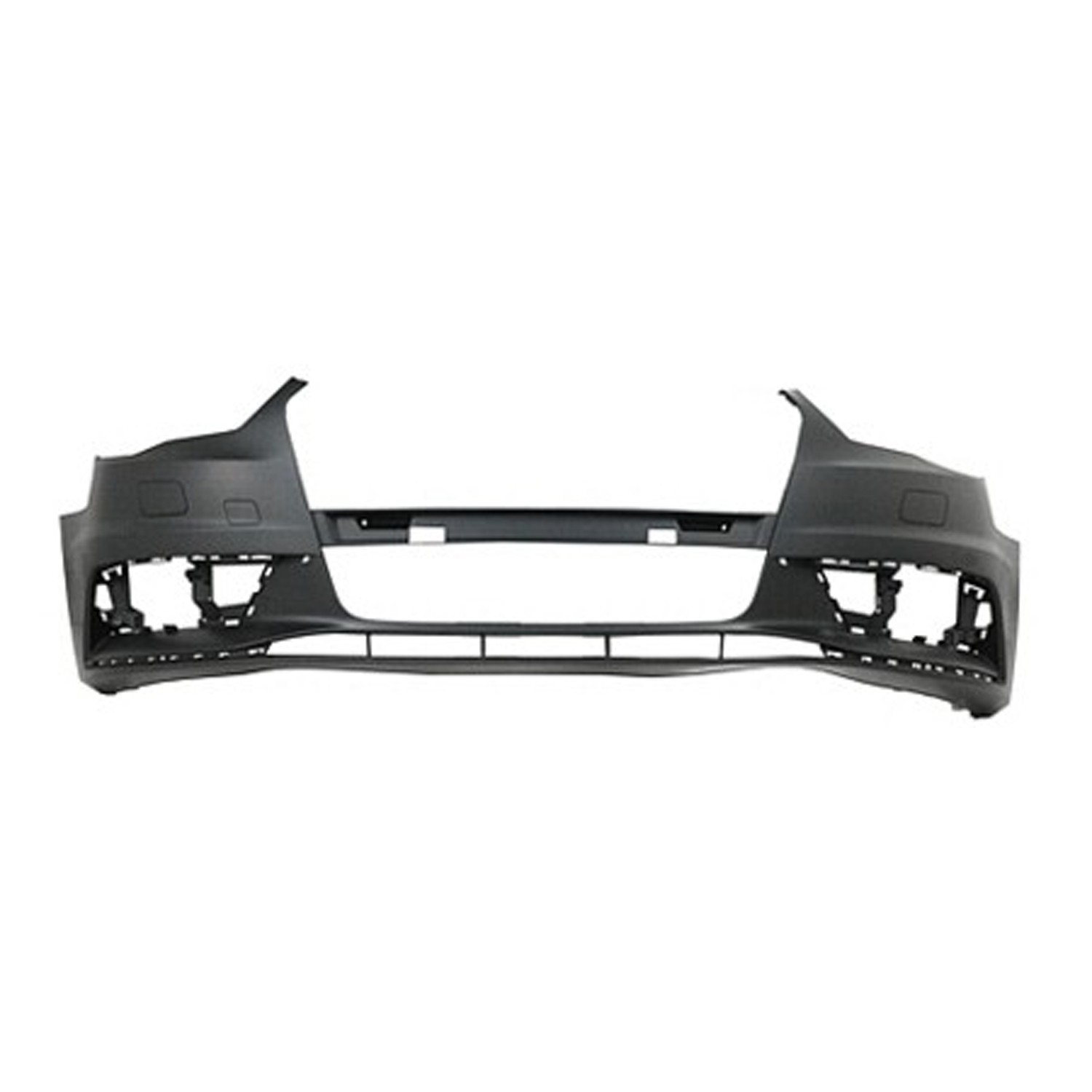 Bumper Cover Front w/o Headlamp Washers w/o Parking Aid Primed for Audi A3 2015–2016