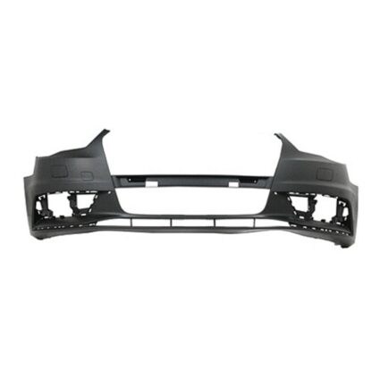 Bumper Cover Front w/o Headlamp Washers w/o Parking Aid Primed CAPA for Audi A3 2015–2016