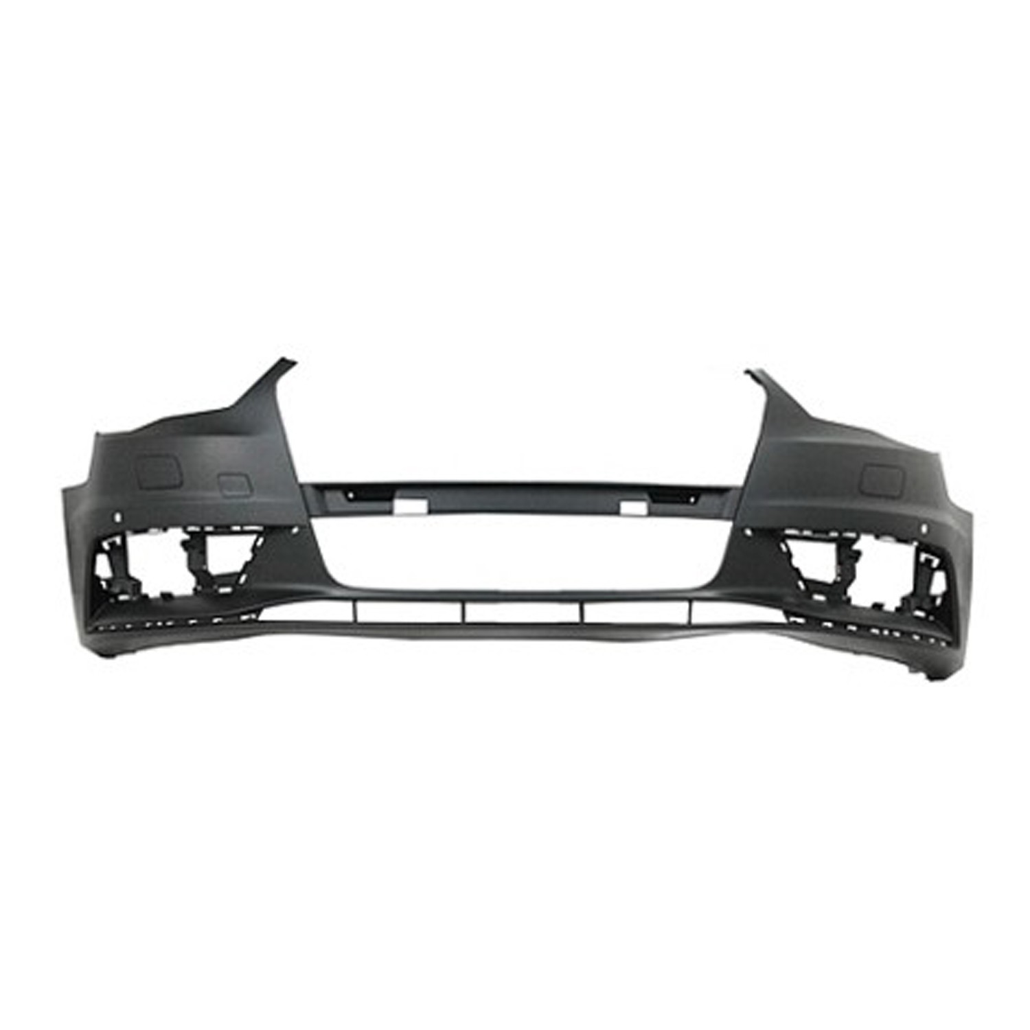 Bumper Cover Front w/o Headlamp Washers w/Parking Aid Primed CAPA for Audi A3 2015–2016