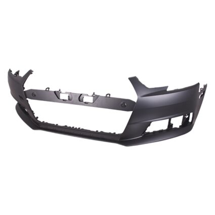 Bumper Cover Front w/o S-Line Pkg w/o Headlamp Washers w/o Parallel Park w/o Parking Aid Primed for Audi A4 2017–2019