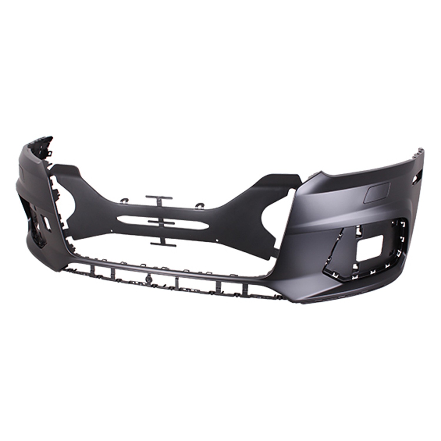 Bumper Cover Front w/o Parallel Park Assist w/o Parking Aid 1 Piece Design Primed CAPA for Audi Q3 2016–2018