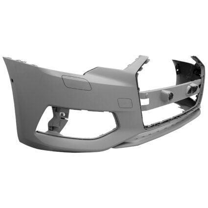 Bumper Cover Front w/o S-Line Pkg w/Parallel Park Assist Primed for Audi A6 Quattro 2019–2023