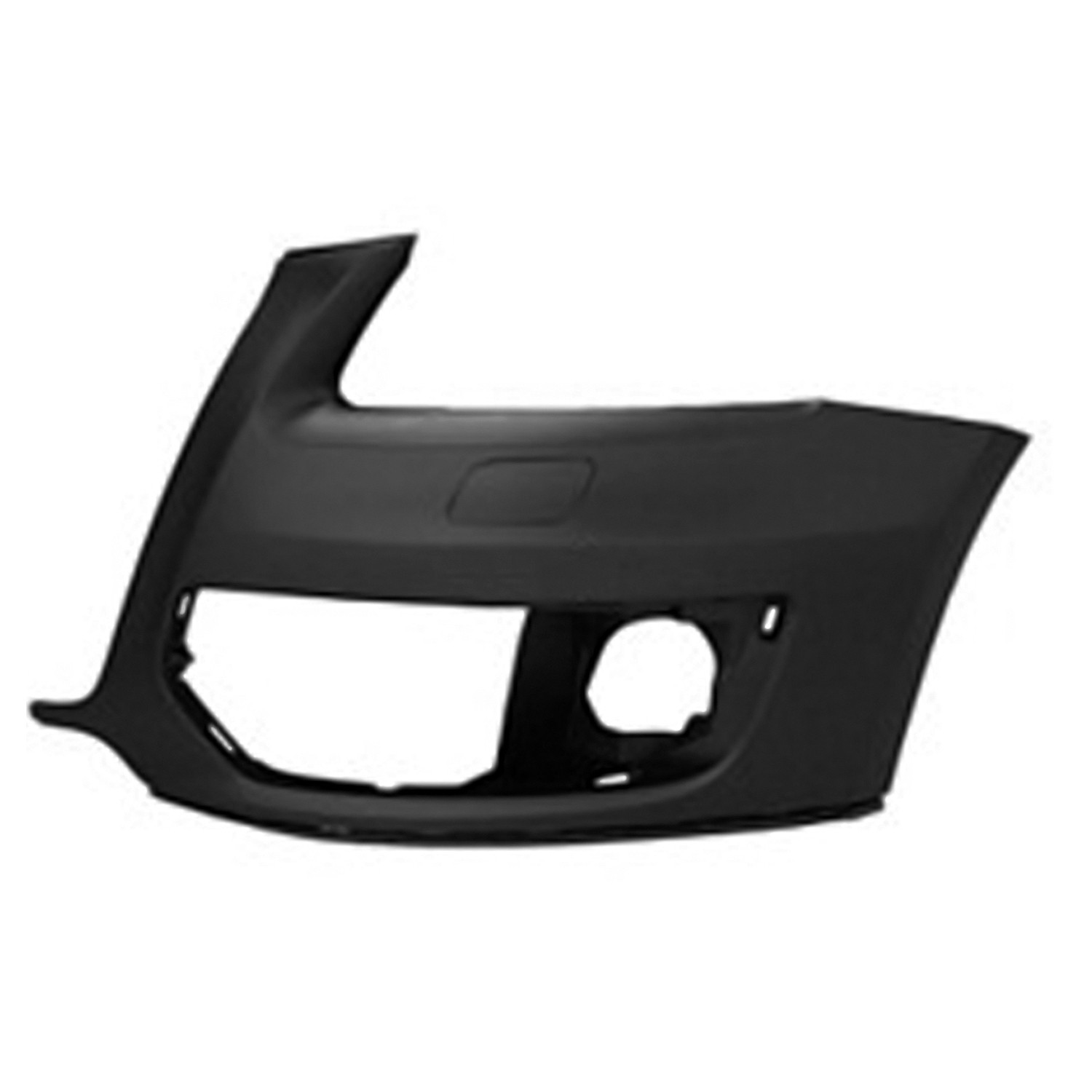Bumper Cover Front Left w/o S-Line Pkg w/Headlamp Washers w/o Parking Aid Primed for Audi Q5 2009–2012