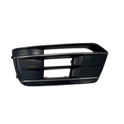 Bumper Insert Front Left Grille w/o Fog Lamps w/o Adaptive Cruise Control Dark Chrome/Aluminum for Audi Q5 2018–2019