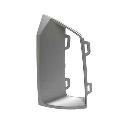 Bumper Insert Front Left w/o S-LINE Pkg Grille Opening Trim Selenite Silver for Audi Q7 2020–2023
