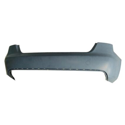 Bumper Cover Rear w/o S-Line Pkg w/o Parking Aid Primed CAPA for Audi A4 Sedan 2009–2012