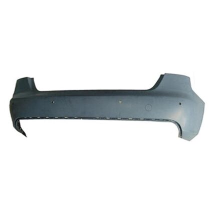 Bumper Cover Rear w/o S-Line Pkg w/Parking Aid Primed CAPA for Audi A4 Sedan 2009–2012