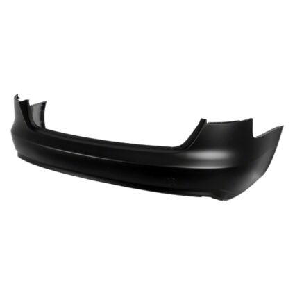 Bumper Cover Rear w/o Parking Aid Sensors w/o S-Line Pkg Primed CAPA for Audi A4 Sedan 2013–2016