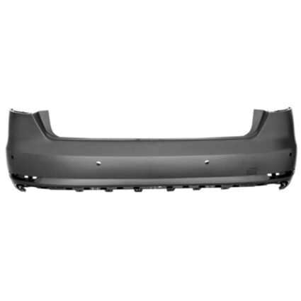 Bumper Cover Rear w/o S-Line Pkg w/o Parallel Park Assist w/Parking Aid Primed for Audi A4 2017–2019