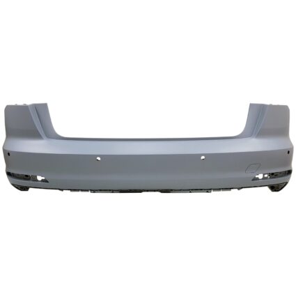 Bumper Cover Rear w/o S-Line Pkg w/o Parallel Park Assist Primed for Audi A6 Quattro 2019–2023