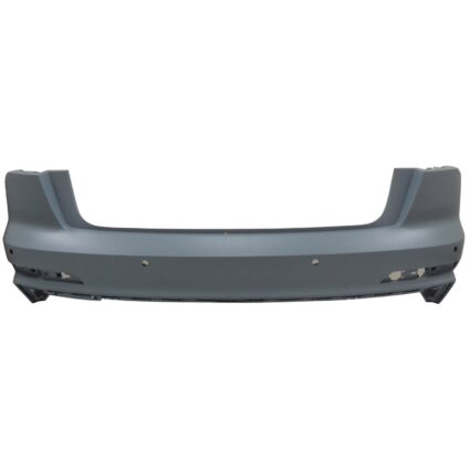 Bumper Cover Rear w/S-Line Pkg w/o Parallel Park Assist Primed for Audi A6 Quattro 2019–2023