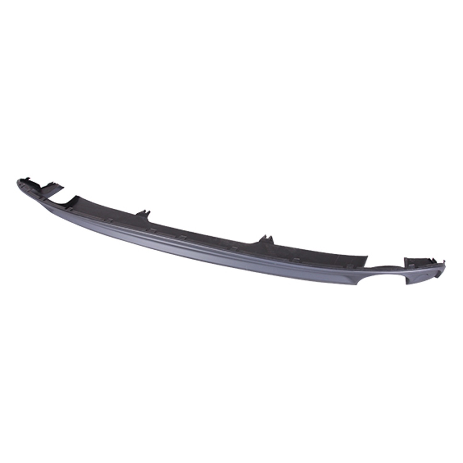 Bumper Valance / Grille Kit Rear w/S-Line Pkg Single Pipe Matte Black Panel CAPA for Audi A4 2017–2018