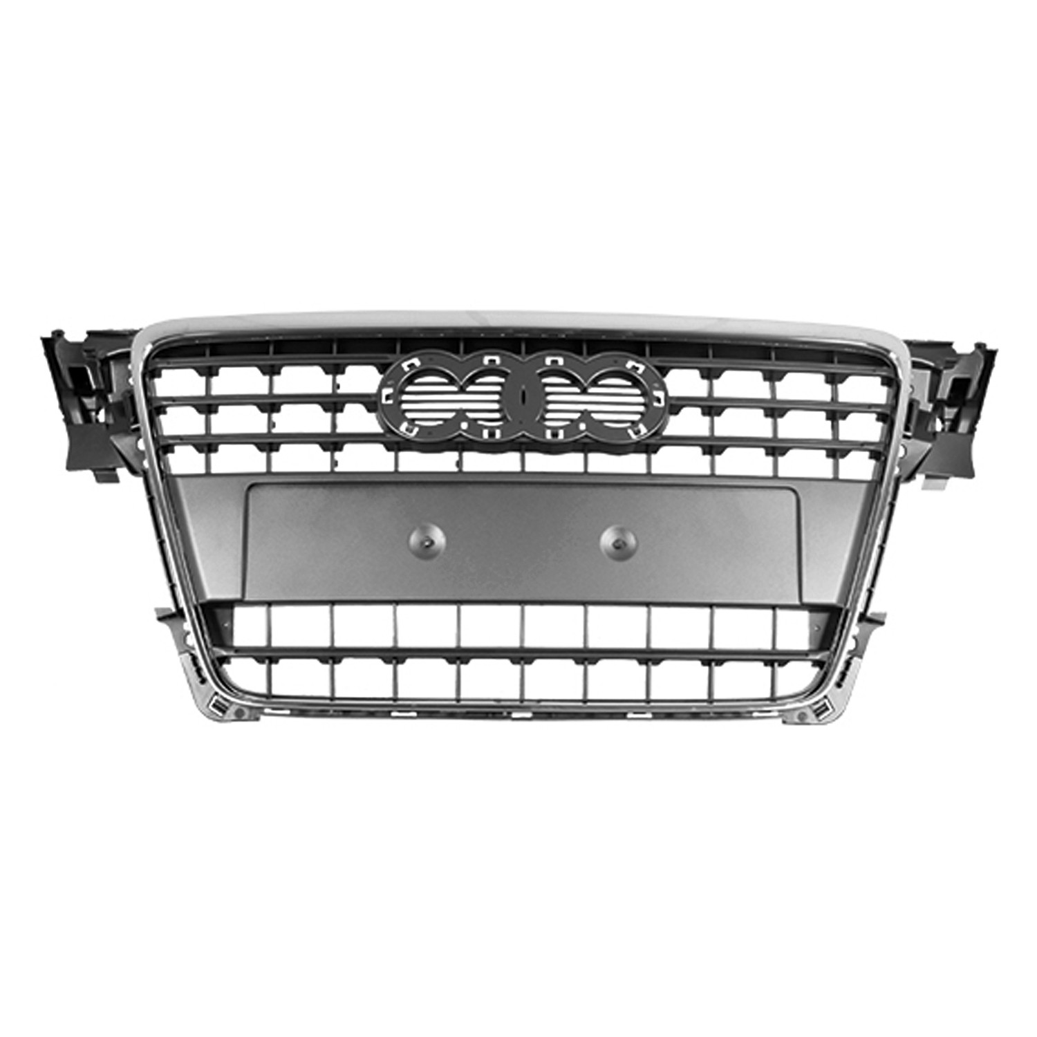 Grille Assembly Gray for Audi A4 2009–2016
