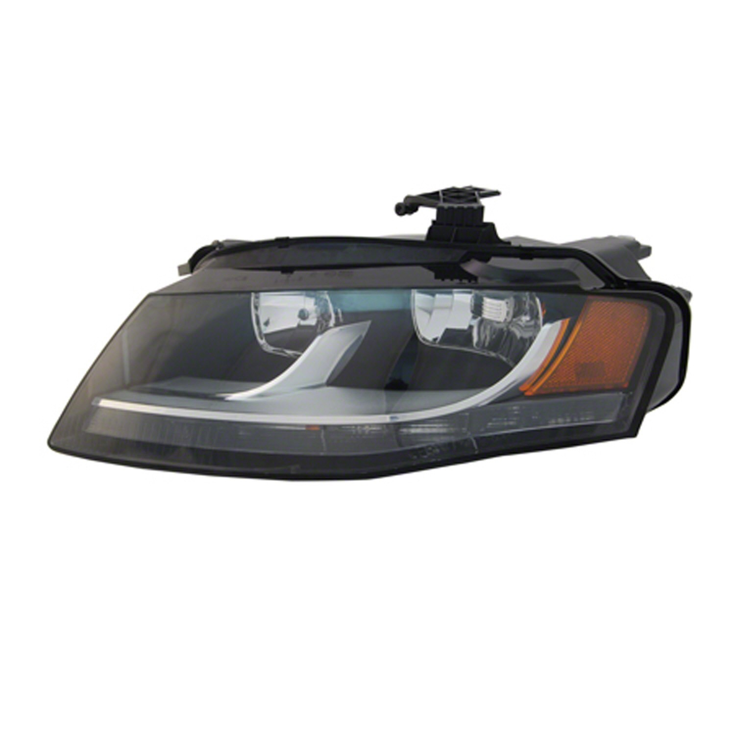 Headlight Assembly Composite Left Halogen CAPA for Audi A4 S4