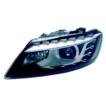 Headlight Assembly Composite Left Xenon w/o Curve Lighting for Audi Q7 2010–2015