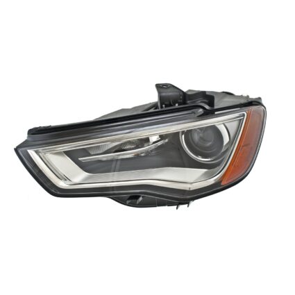 Headlight Assembly Composite Left Xenon w/o Curve Lighting for Audi S3 A3