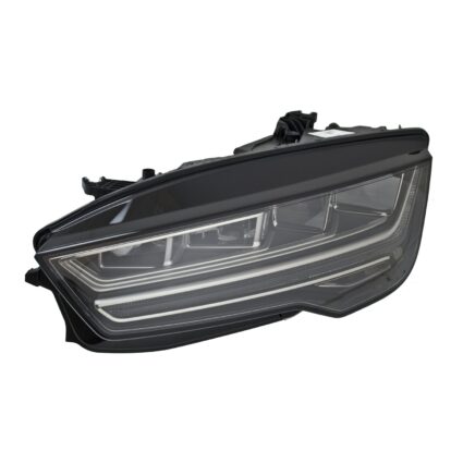 Headlight Assembly Composite Left LED w/o Matrix Lighting for Audi A7 Quattro S7