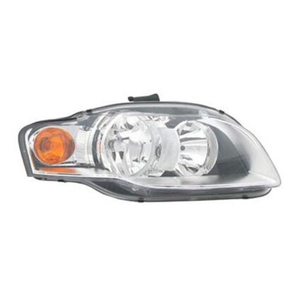Headlight Assembly Composite Right w/halogen for Audi A4 2005–2008