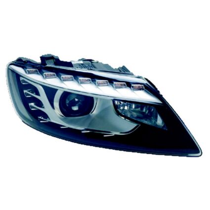 Headlight Assembly Composite Right Xenon w/o Curve Lighting for Audi Q7 2010–2015