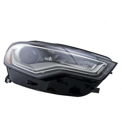 Headlight Assembly Composite Right Xenon w/o Auto Level Lamps for Audi A6 S6