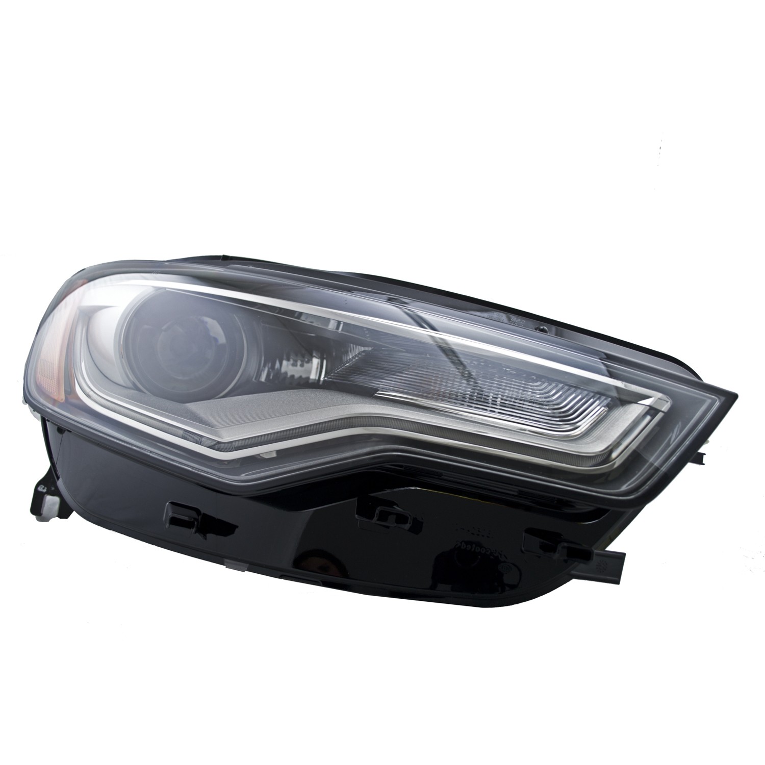 Headlight Assembly Composite Right Xenon w/o Auto Level Lamps for Audi A6 S6