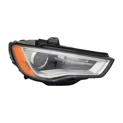 Headlight Assembly Composite Right Xenon w/o Curve Lighting CAPA for Audi S3 A3