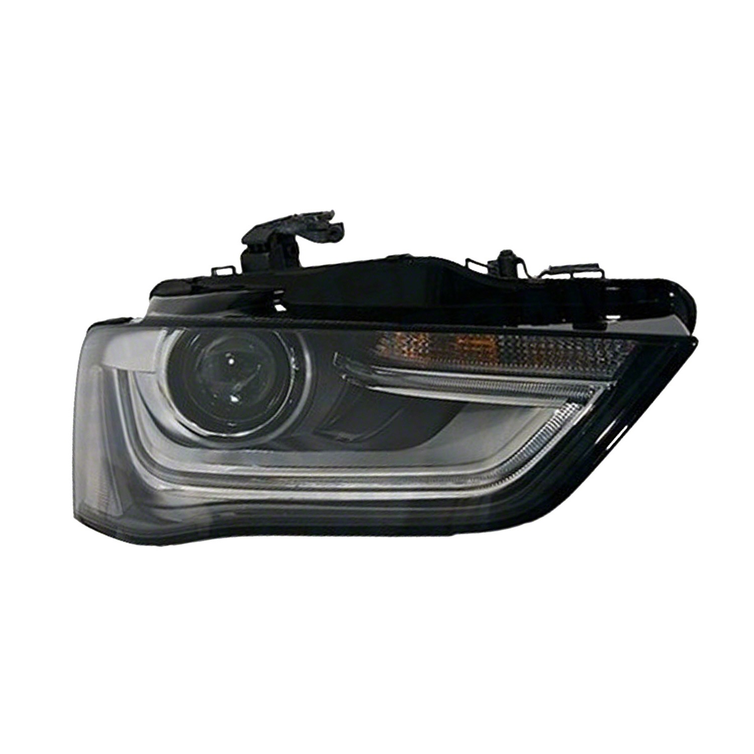 Headlight Lens Housing Left Xenon w/o Curve Lighting From 5-9-12 for Audi allroad 2013–2016