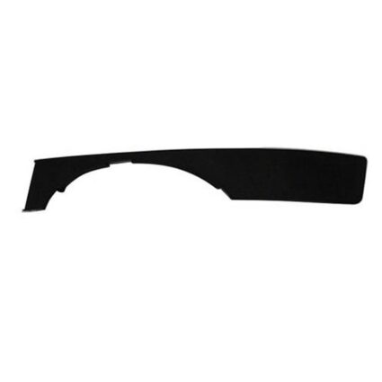 Fog Light Housing Right Upper Trim w/o Sport Pkg Matte Black for Audi A4 S4 RS4