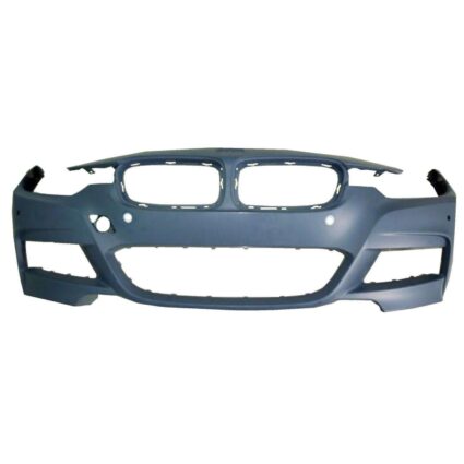 Bumper Cover Front F30 w/o Headlamp Washer w/PDC w/Parking Assist w/Camera w/M Sport Package Primed for BMW 328i 320i 335i 340i