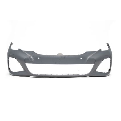 Bumper Cover Front w/M Sport Pkg G20 w/Park Distance Control w/Parking Assist Primed CAPA for BMW 330i xDrive 330i M340i xDrive M340i 330e xDrive 330e