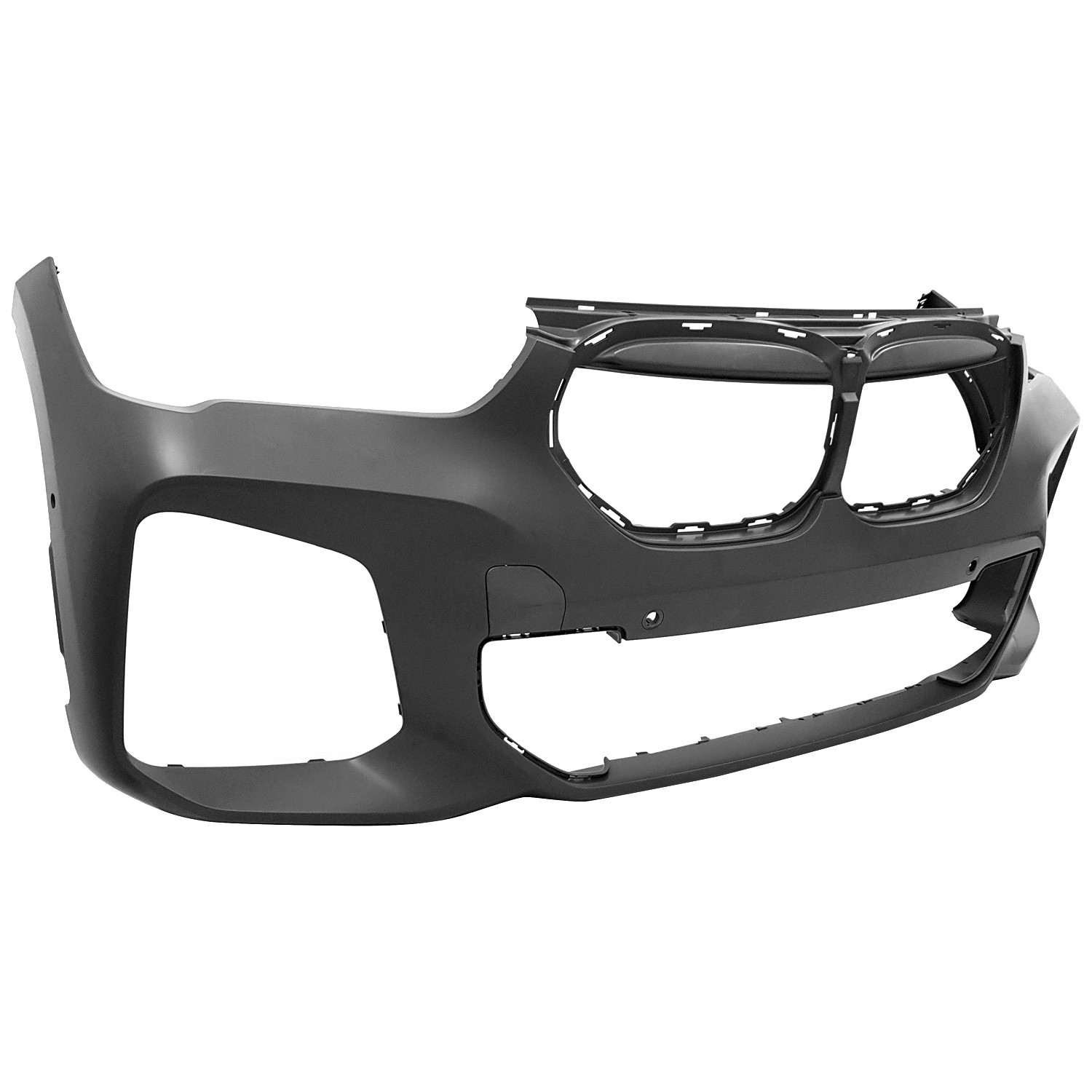Bumper Cover Front F48 w/M Pkg w/o Headlamp Washer w/Parking Assist Primed for BMW X1 2020–2022