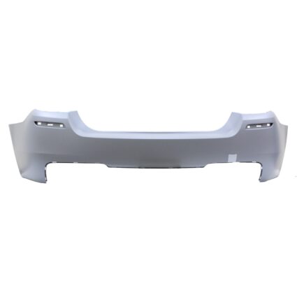 Bumper Cover Rear F10 w/M Pkg w/o Park Distance Control Primed CAPA for BMW 535i 528i 550i