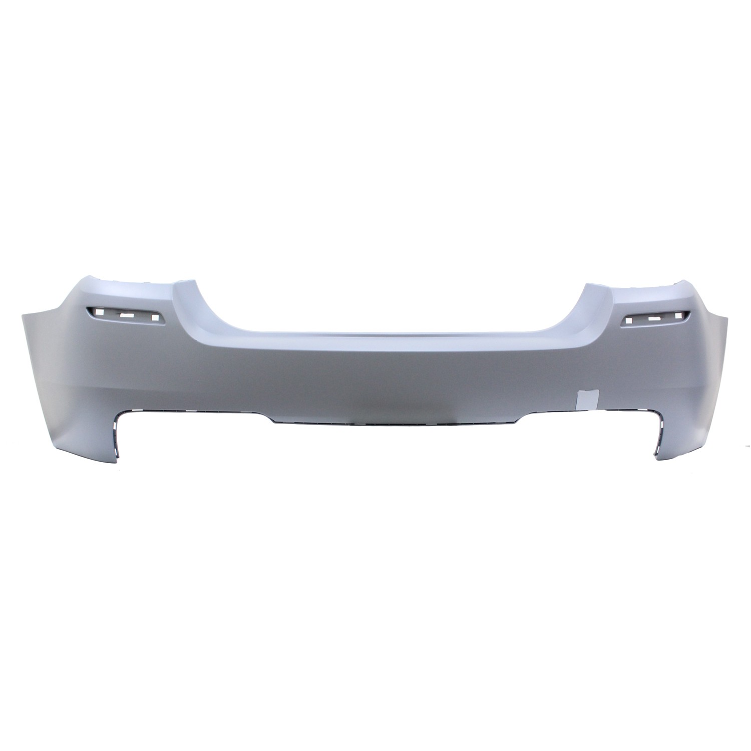 Bumper Cover Rear F10 w/M Pkg w/o Park Distance Control Primed CAPA for BMW 535i 528i 550i