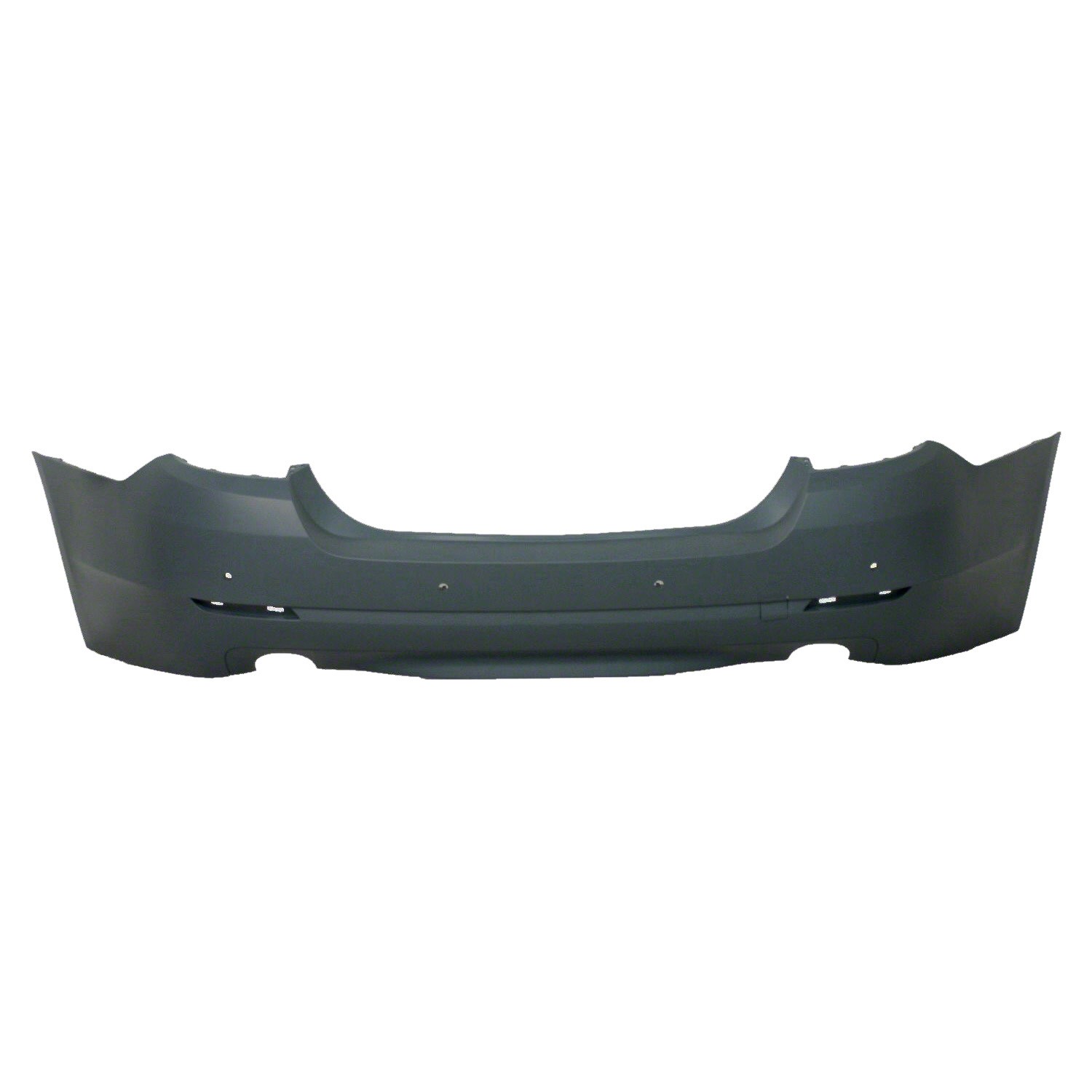 Bumper Cover Rear F10 w/o M Pkg w/Park Distance Control Primed for BMW 535i Sedan 2011–2013