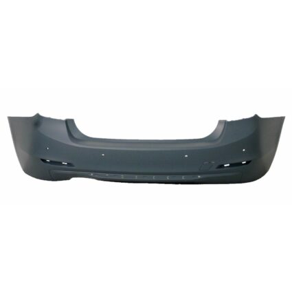 Bumper Cover Rear F30 w/Park Distance Control MODERN, LUXURY, SPORT PKG Primed CAPA for BMW 328i Sedan 2012–2015