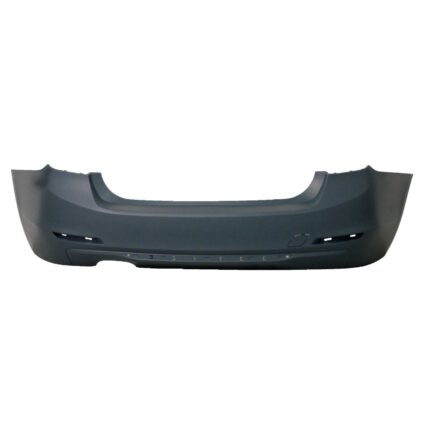 Bumper Cover Rear F30 w/o Park Distance Control MODERN, LUXURY, SPORT PKG Primed CAPA for BMW 328i Sedan 2012–2015