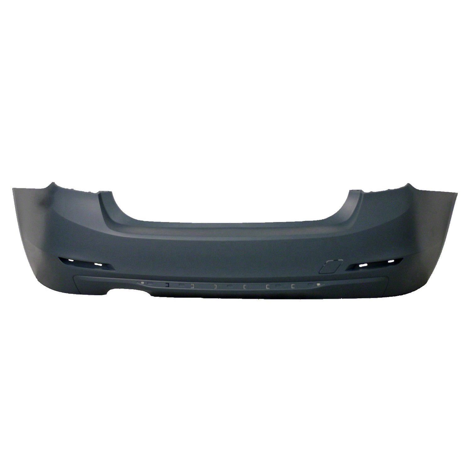 Bumper Cover Rear F30 w/o Park Distance Control MODERN, LUXURY, SPORT PKG Primed CAPA for BMW 328i Sedan 2012–2015
