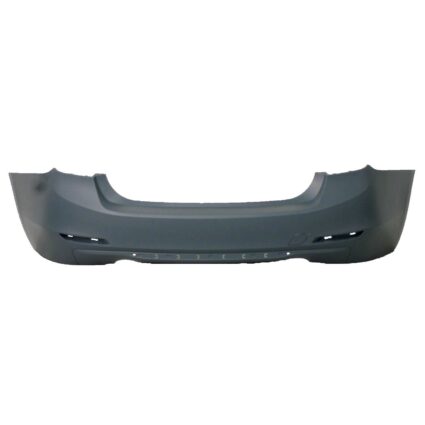 Bumper Cover Rear F30 w/o Park Distance Control MODERN, LUXURY, SPORT PKG Primed CAPA for BMW 335i Sedan 2012–2015