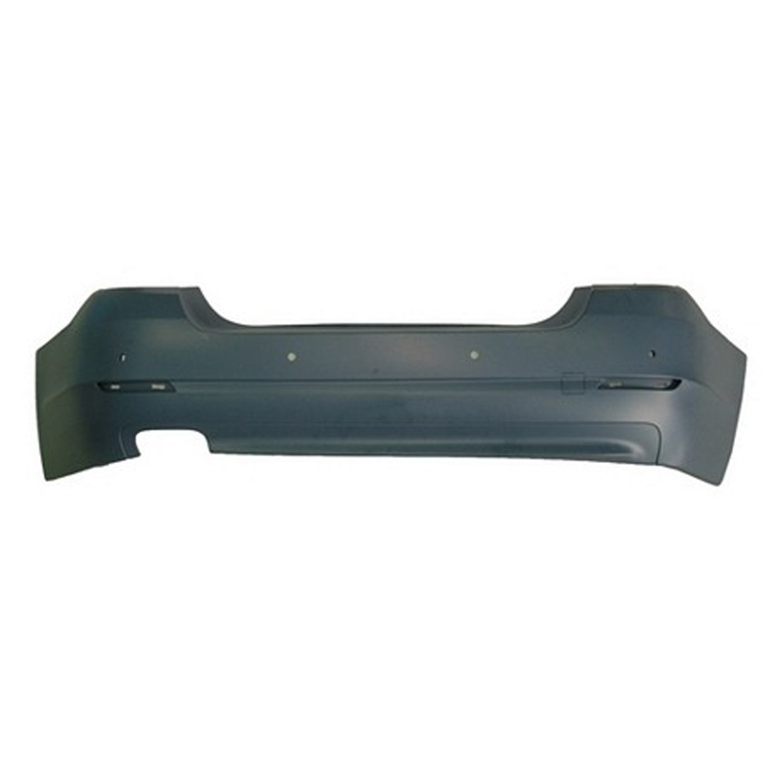 Bumper Cover Rear F10 w/o M Pkg w/Park Distance Control Primed CAPA for BMW 528i Sedan 2011–2013