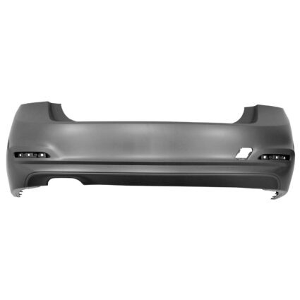 Bumper Cover Rear STANDARD F30 Black Trim w/o PDC w/o Park Assistent Primed CAPA for BMW 330e 330i xDrive 330i 328i xDrive 328i