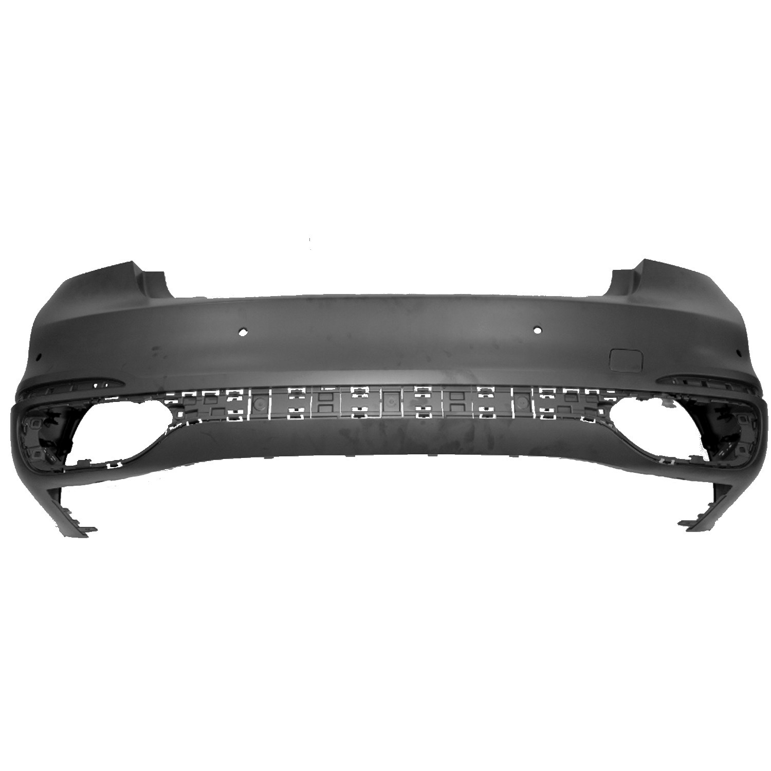 Bumper Cover Rear G12 w/o M Pkg w/o Park Assist Primed for BMW 740i 750i