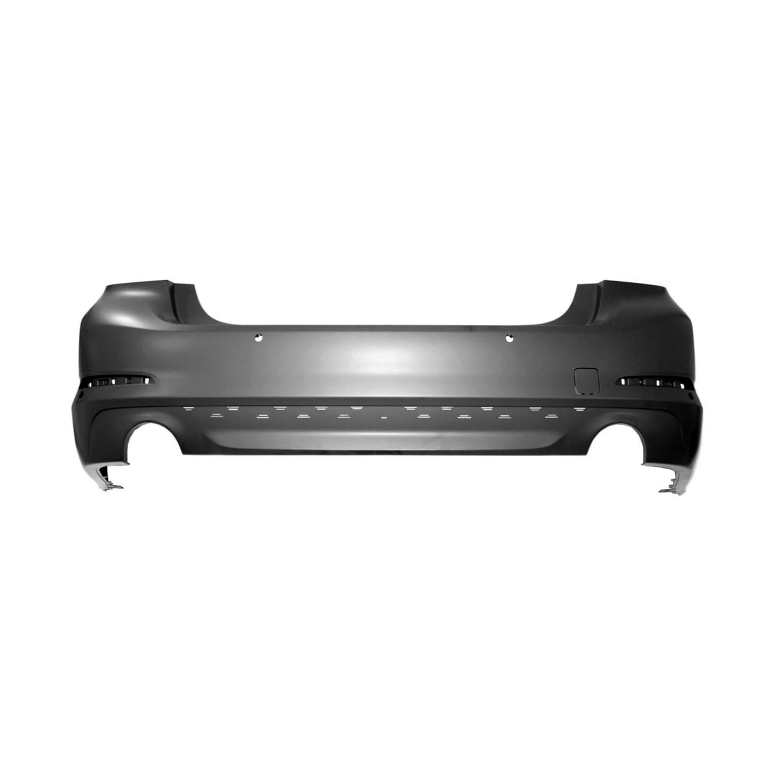 Bumper Cover Rear G30 w/o M Pkg w/Luxury Pkg w/PDC w/o Park Assist Primed for BMW 530e 530i