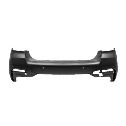Bumper Cover Rear w/M Pkg G30 w/PDC w/o Park Assist Primed for BMW M550i xDrive 530e xDrive 530e 540i 530i 530i xDrive 540i xDrive M5