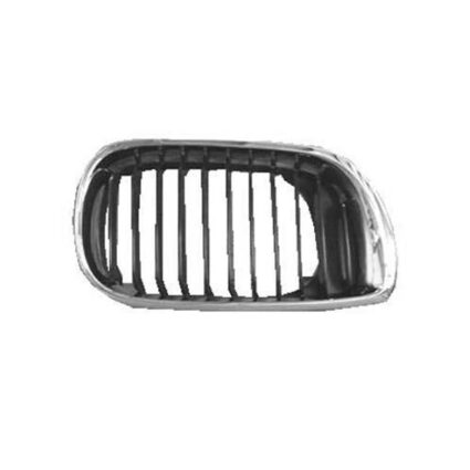 Grille Assembly Right Hood Mounted Black for BMW 325i 330i
