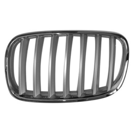 Grille Assembly Left E70/E71 Chrome-Silver CAPA for BMW X5 X6