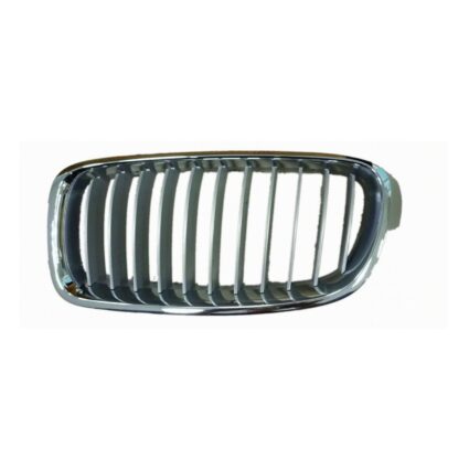 Grille Assembly Left Modern Line F30 Chrome Trim CAPA for BMW 328i 335i 320i ActiveHybrid 3