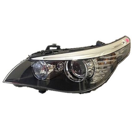 Headlight Assembly Composite Left Xenon w/o Auto Adjust for BMW M5 528i 535i 550i