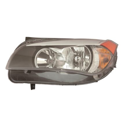 Headlight Assembly Composite Left E84 Halogen CAPA for BMW X1 2012–2013