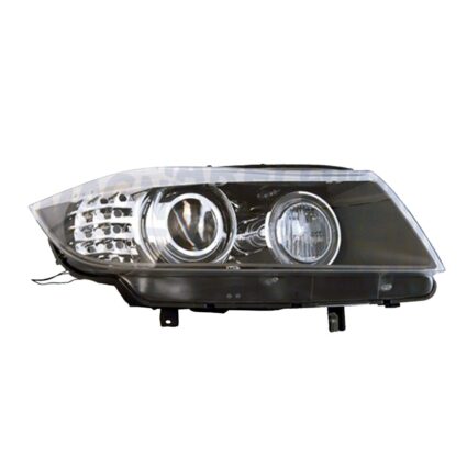 Headlight Assembly Composite Right E90/E91 Xenon w/Adaptive Headlamps for BMW 328i 335i M3