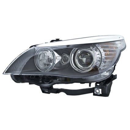 Headlight Lens Housing Left Xenon w/Auto Adjust Headlamps for BMW M5 528i 535i 550i